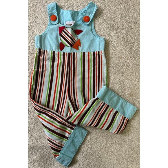 Sam & Sydney 6-12m Smocked and stripped Longall. - Picture 4 of 13